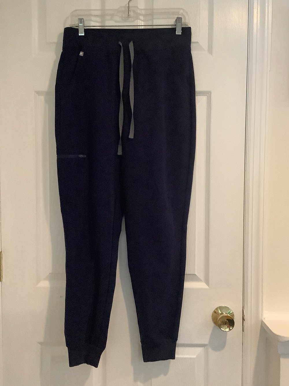 FIGS Women’s HW Zamora Navy Blue Technical Collection Scrubs Joggers Pants M